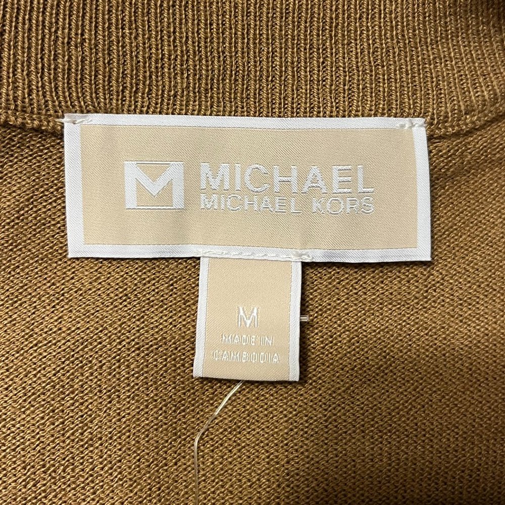 Michael Kors Camel Cotton. Sweater (NWT) - Picture 9 of 11